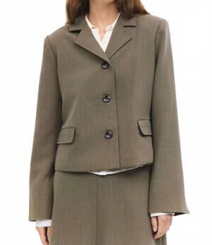 NEW MOD REF amelia boxy fit jacket in brown